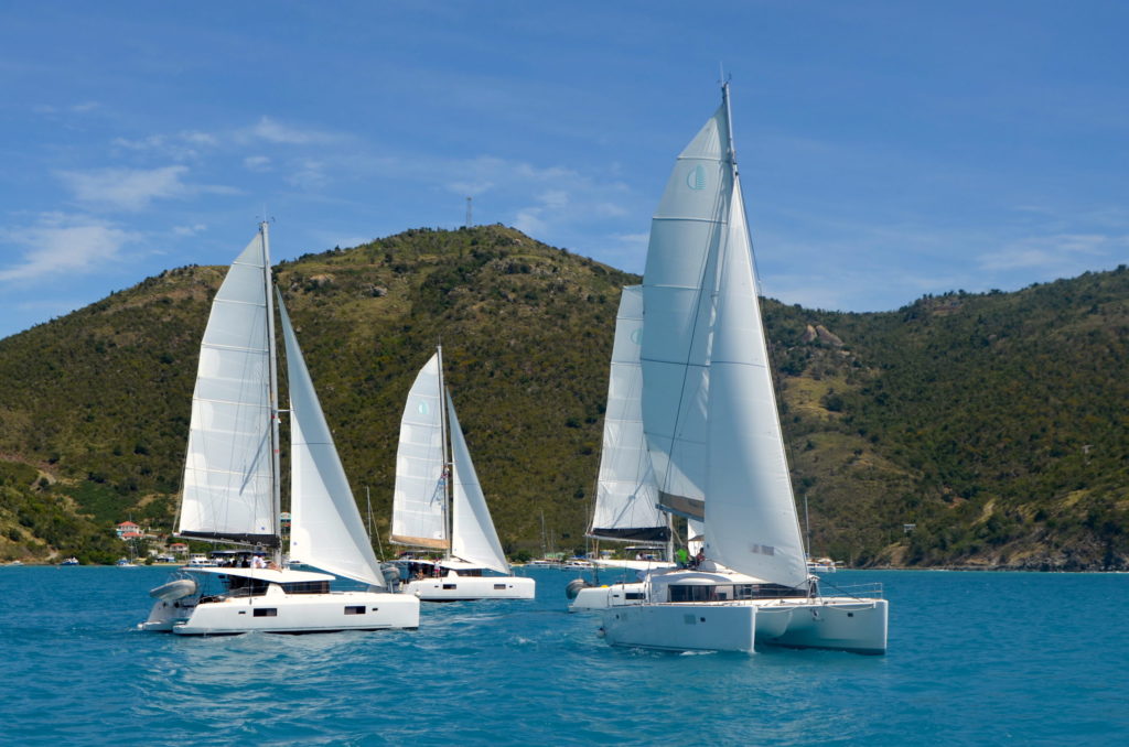 HPYF catamaran regatta in the BVI, Caribbean - High Point Yachting charter