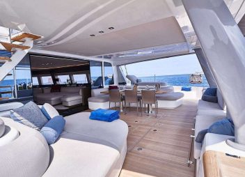 aft deck yacht charter Babac