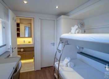 catamaran yacht charter joy bunk cabin