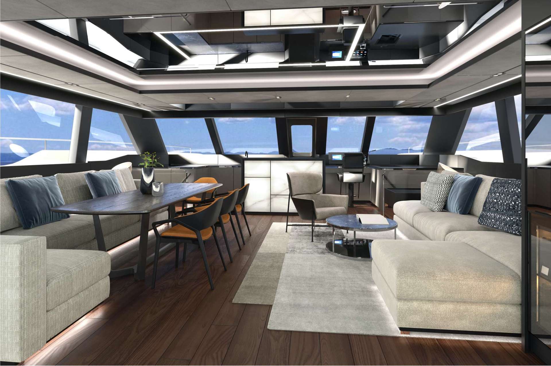 yacht charter Alteya salon