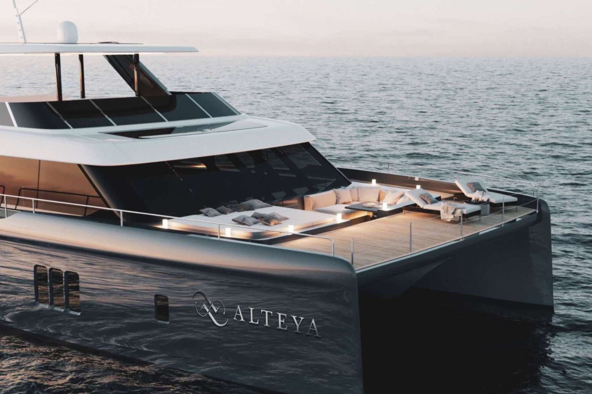 yacht charter Alteya sun deck