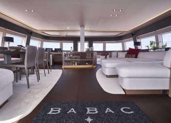 yacht charter Babac salon