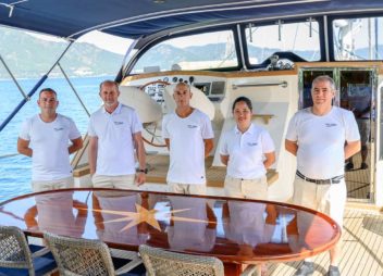 Viva Shira Gulet Charter for Families & Friends Crew - High Point Yachting