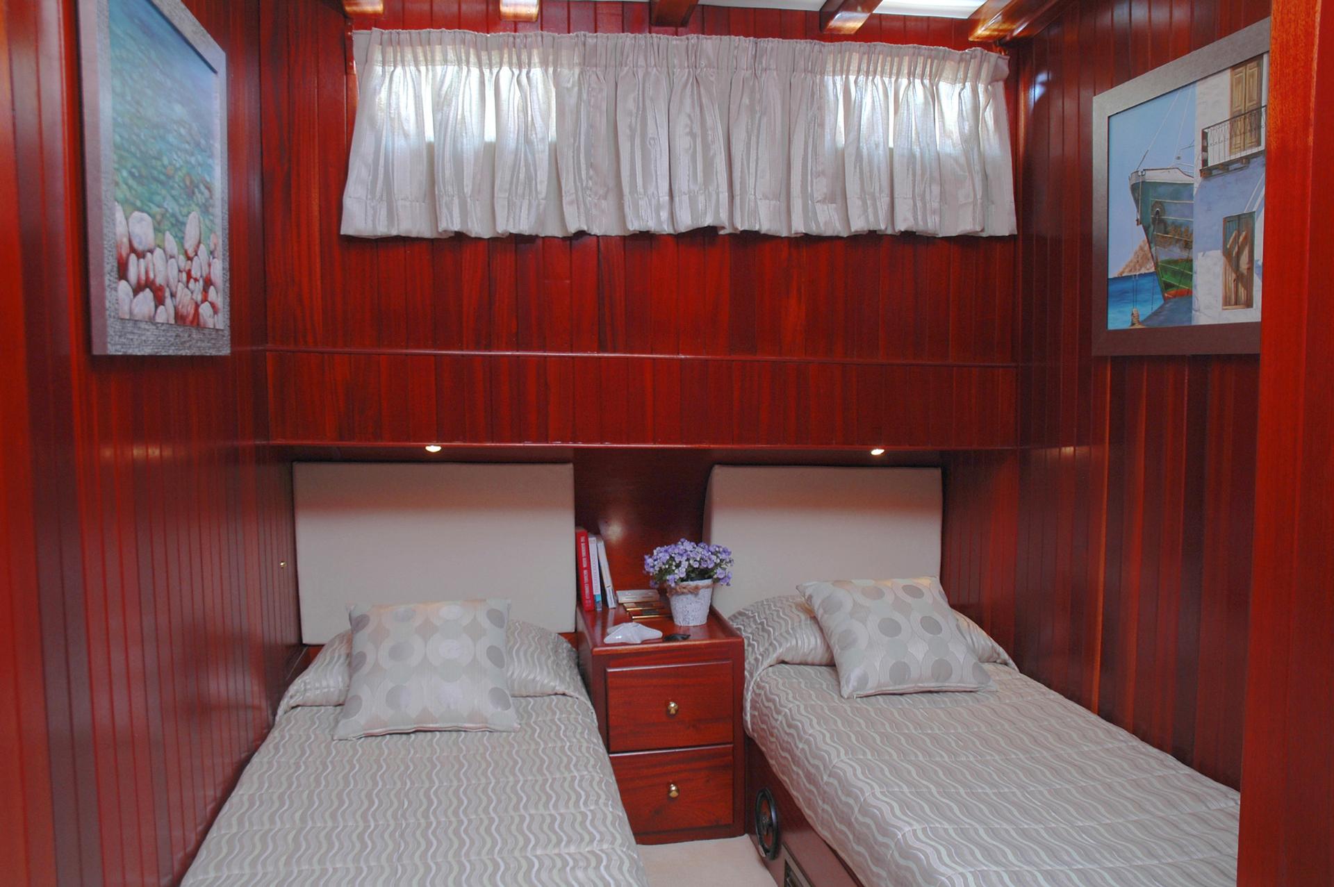 Matina Gulet Charter in Greece cabins - High Point Yachting