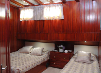 Matina Gulet Charter in Greece cabins - High Point Yachting