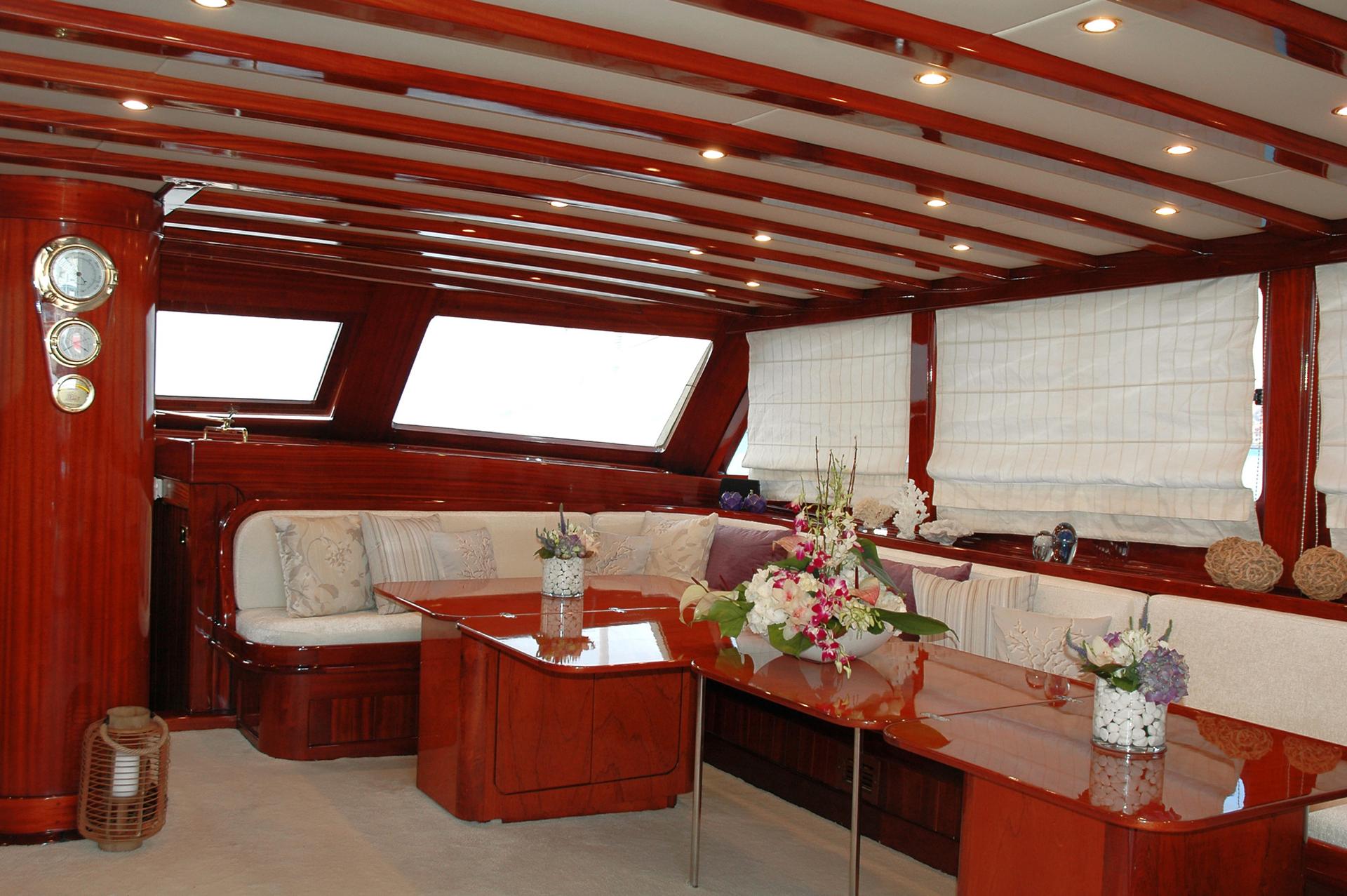 Matina Gulet Charter in Greece provides smooth sailing, comfortable lounging space, & a welcoming dedicated crew - High Point Yachting