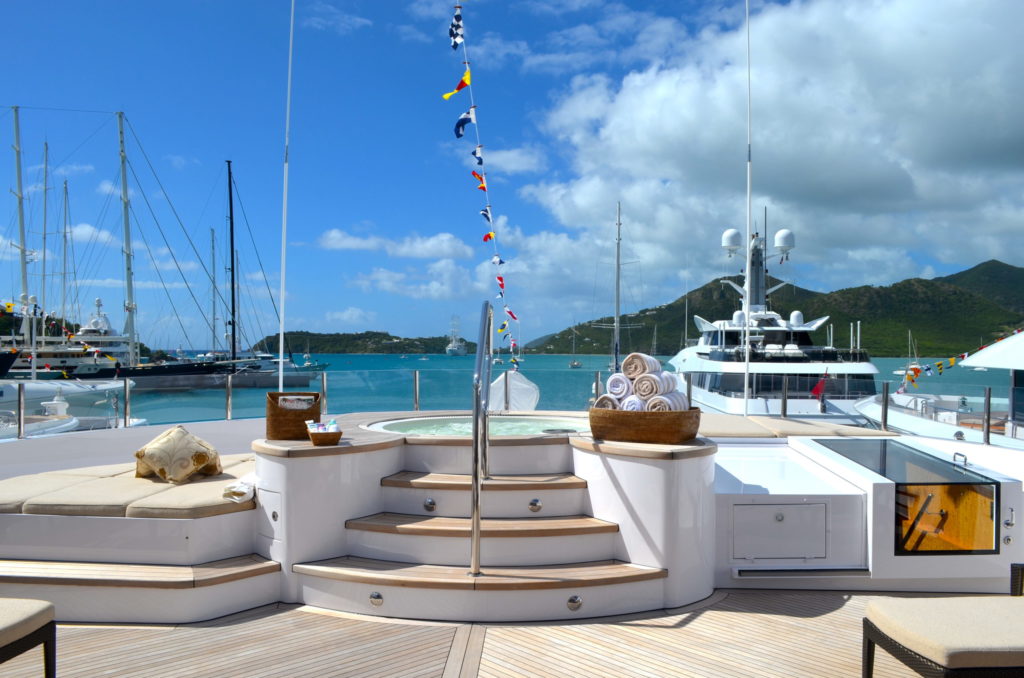 Antigua Charter Yacht Show in the Caribbean displaying luxury charters and super yachts for yacht brokers - High Point Yachting
