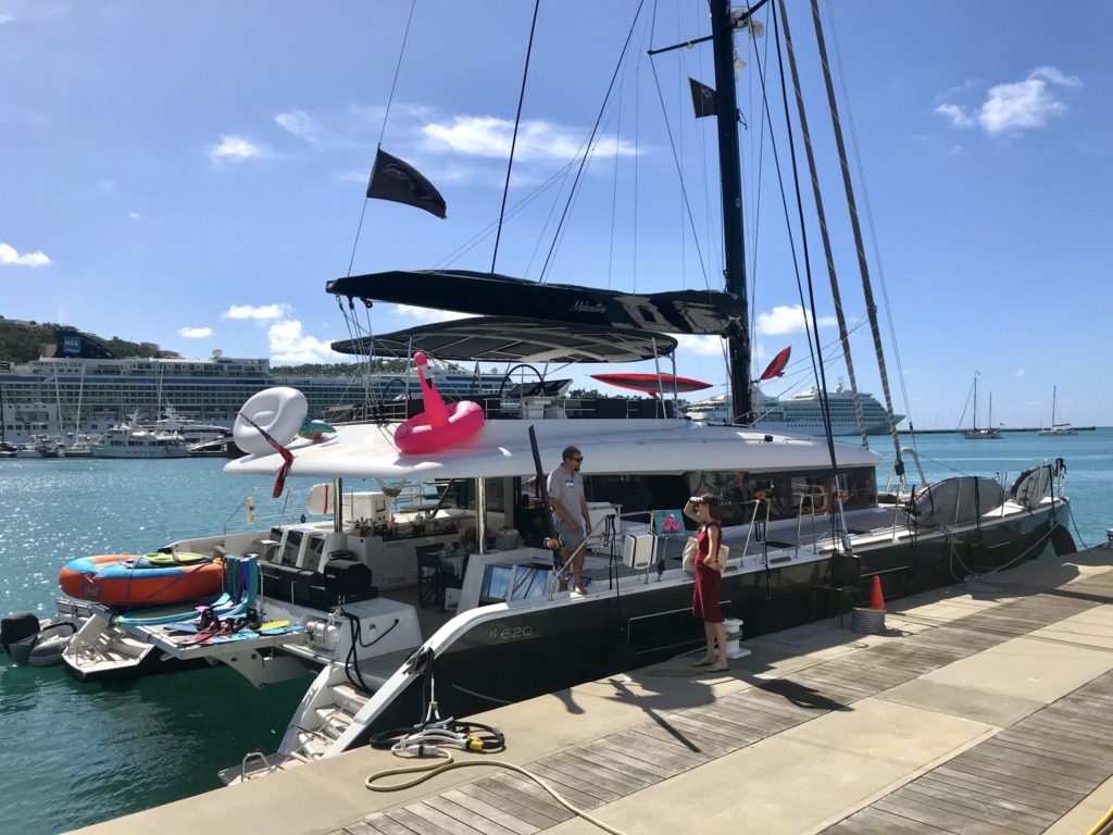 Catamaran Mahasattva at St Thomas - High Point Yachting