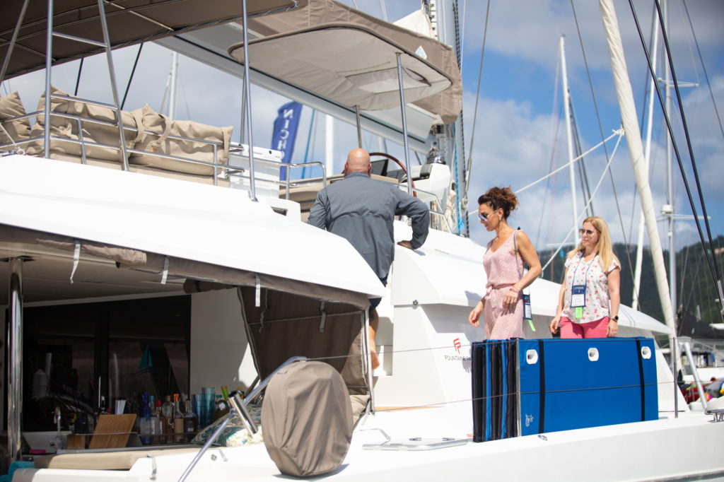 HIgh Point Yachting Team at the Charter Yacht Show Tortola, the BVI, Caribbean - High Point Yachting