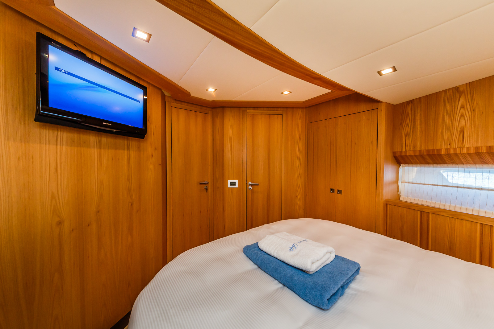 Secret Life Crewed Charter luxury indoor cabin for high-speed travel - High Point Yachting