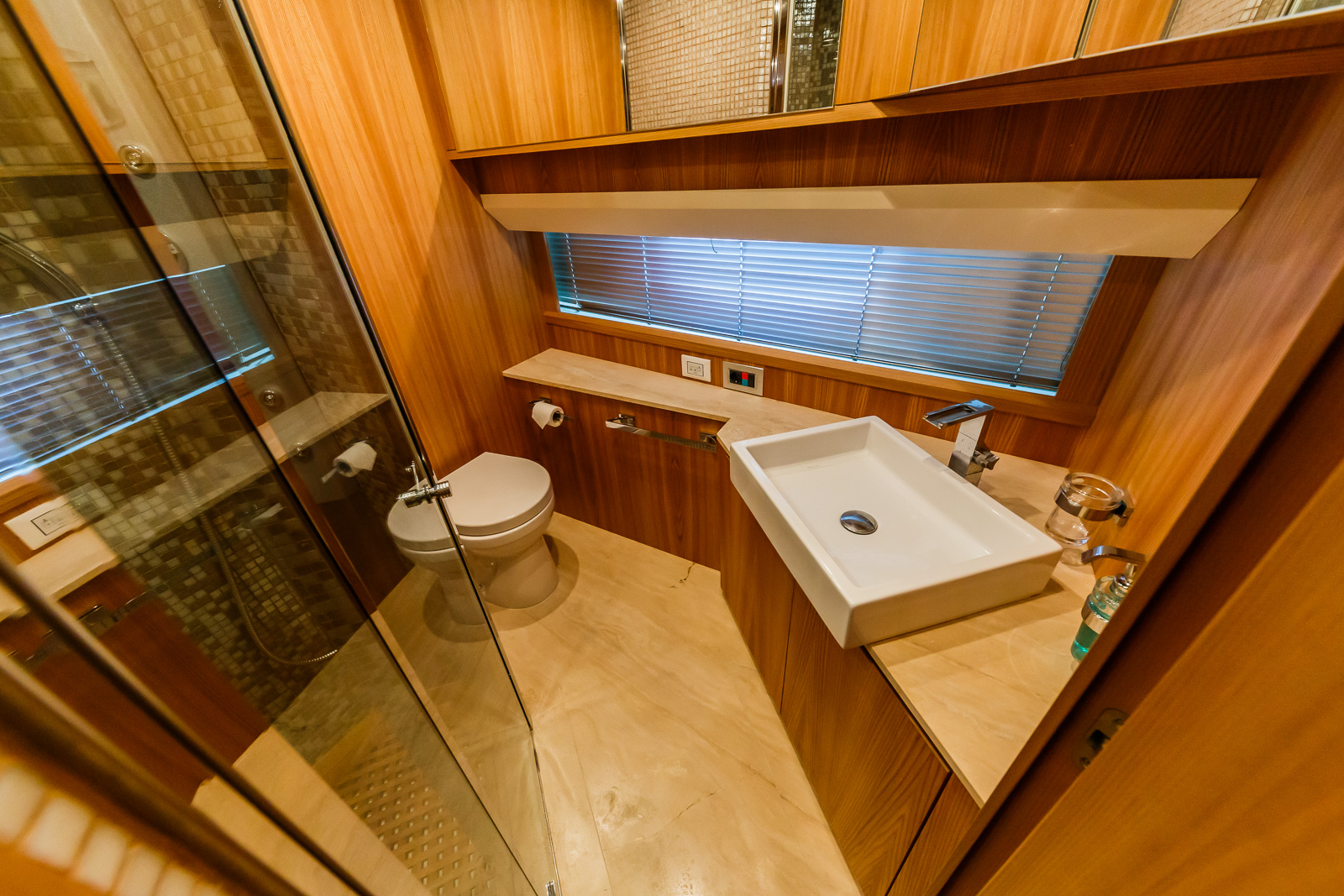 Secret Life Crewed Charter luxury indoor cabin for high-speed travel - High Point Yachting