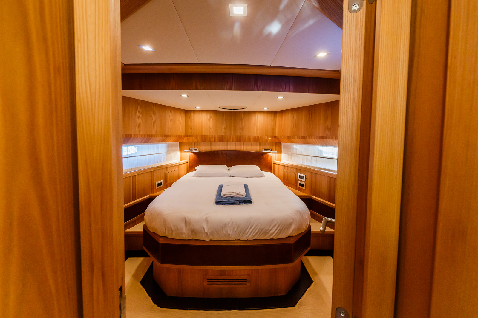 Secret Life Crewed Charter luxury indoor cabin for high-speed travel - High Point Yachting