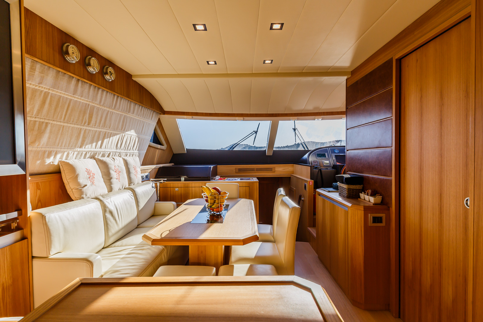 Secret Life Crewed Charter luxury indoor cabin for high-speed travel - High Point Yachting