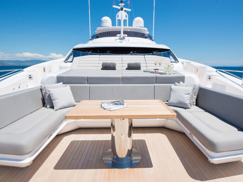 Sunseeker Aqua Libra super yacht charter, latest technology & modern design for ultimate sailing experience in Greece