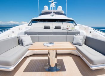Sunseeker Aqua Libra super yacht charter, latest technology & modern design for ultimate sailing experience in Greece - High Point Yachting