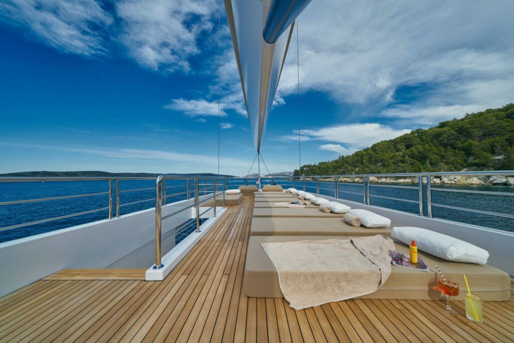 Sailing Yacht Acapella Lounge Area