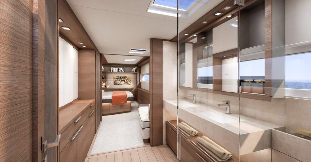 Luxury Yacht Cabin with Sea View - High Point Yachting