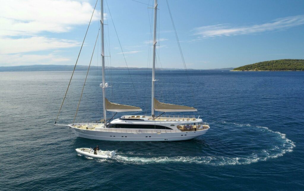 Superyacht Acapella in Croatia