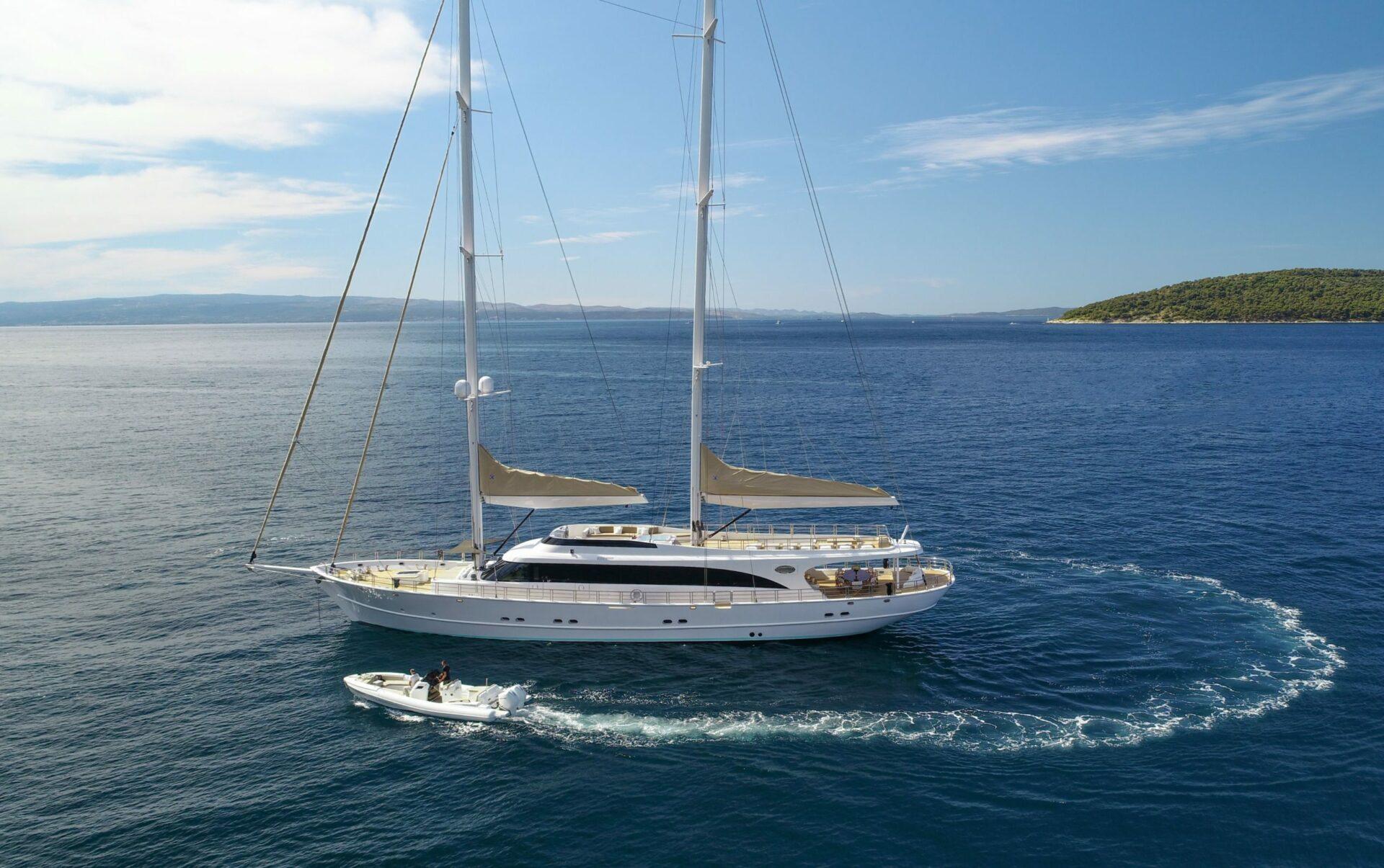 Superyacht Acapella in Croatia