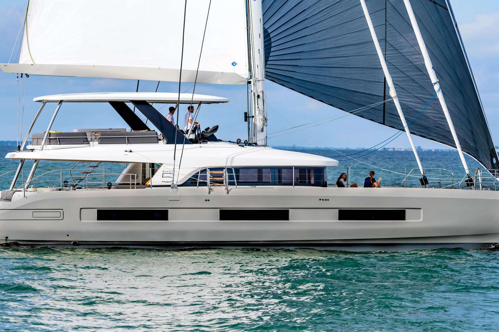 catamaran yacht charter Justified Horizon