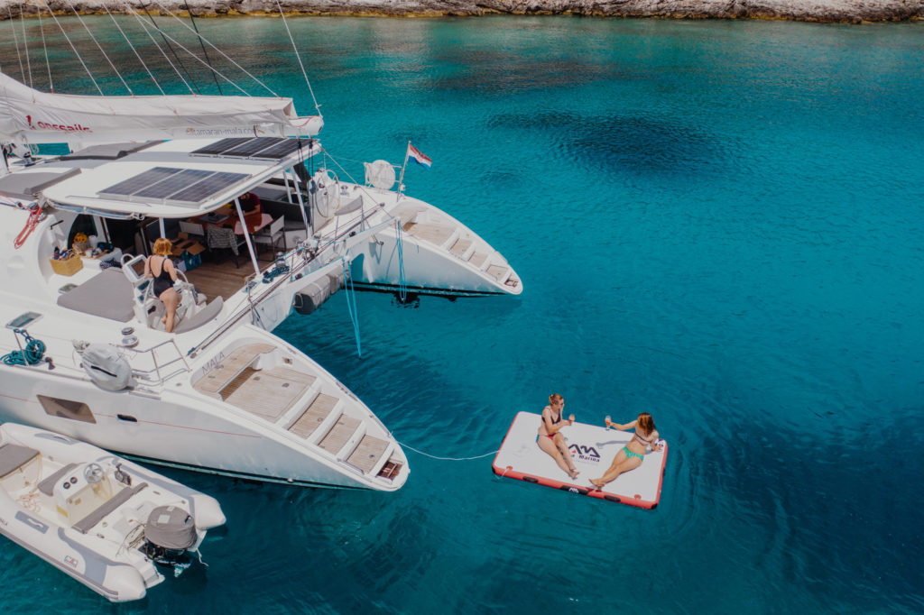 Catamaran MALA Croatia Crew Sustainability in Yachting with Eco-Warrior Crew - High Point Yachting