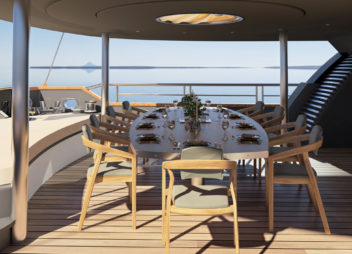 Luxury Yacht Charter UK Fine Dining by Sea - High Point Yachting
