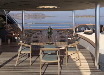 Luxury Yacht Charter UK Fine Dining by Sea - High Point Yachting