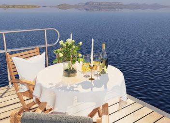 Luxury Yacht Charter UK Fine Dining by Sea - High Point Yachting