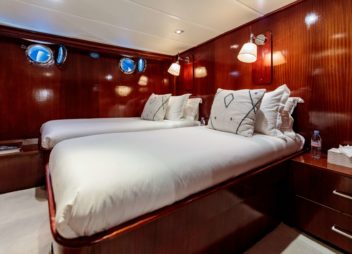 Vita Dolce Gulet Master Bedroom for Family Cruise & Corporate Event - High Point Yachting