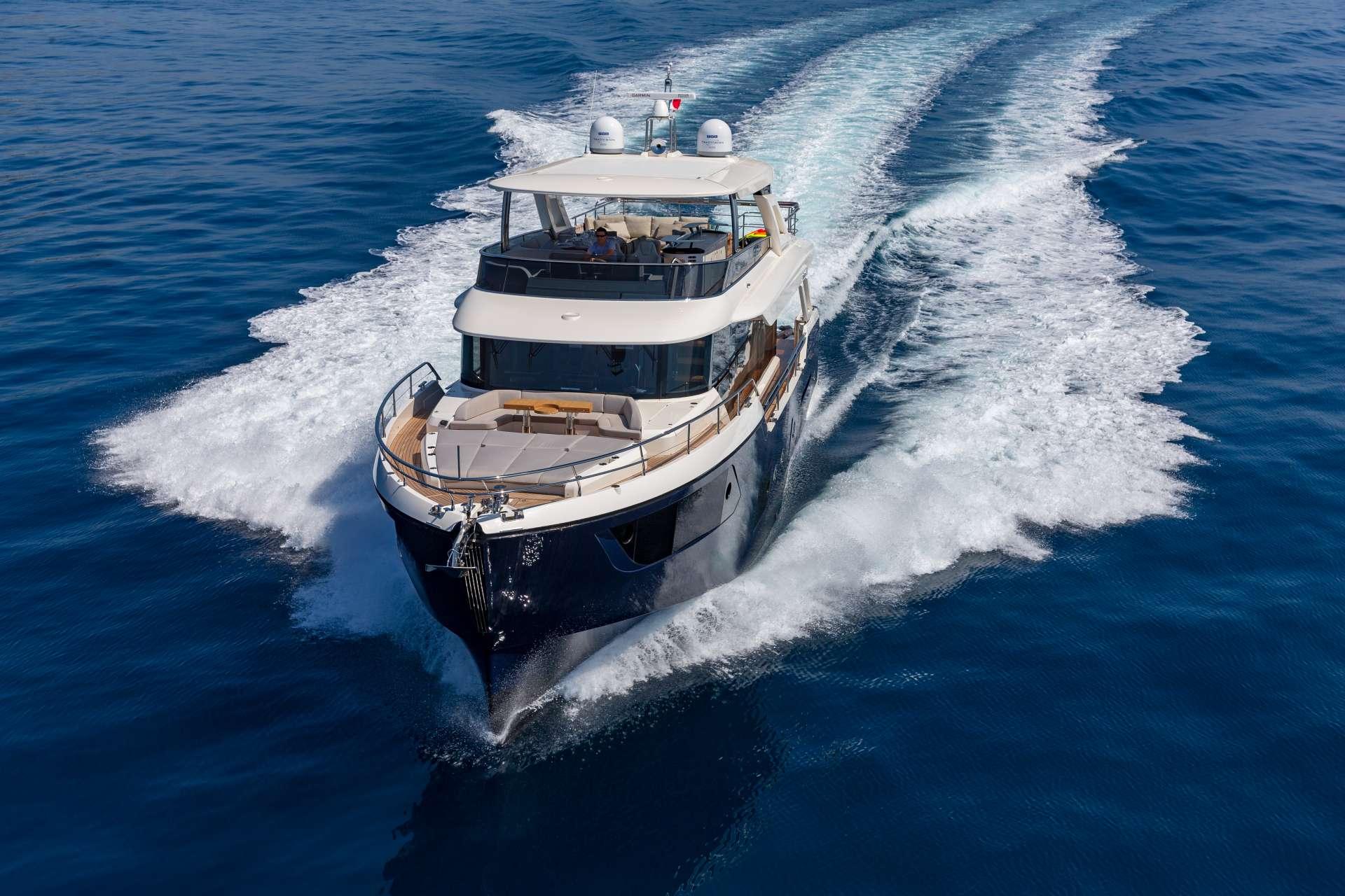 Charter Enigma in Italy, Sardina, Corsica & French a luxury modern yacht - High Point Yachting