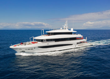 Eden Luxury Motor Yacht for charter with water toys and activies - High Point Yachting