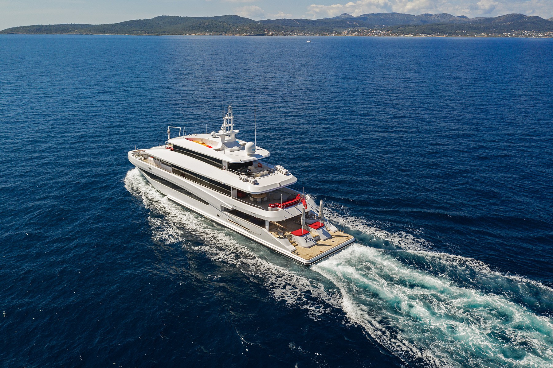 Eden Luxury Motor Yacht for charter with water toys and activies - High Point Yachting