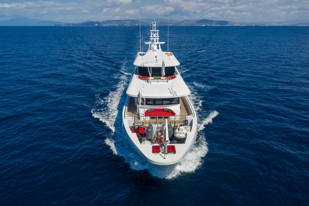 Eden Luxury Motor Yacht for charter with water toys and activies - High Point Yachting