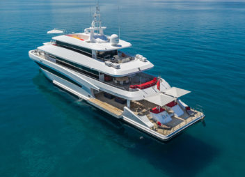 Eden Luxury Motor Yacht for charter with water toys and activies - High Point Yachting