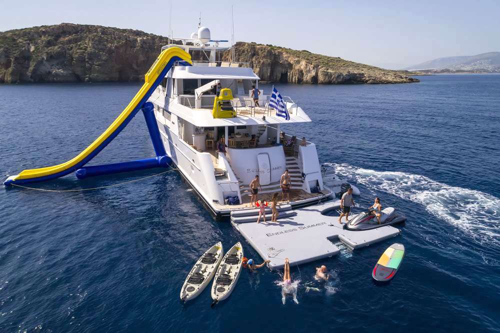 Yacht water toys 2021 exciting yacht on board activity - High Point Yachting