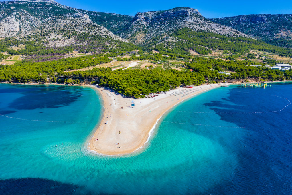 Zlatni Rat Beach in Bol, island Brac - High Point Yachting