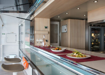 Luxury fine dining with chef on yacht charter - High Point Yachting