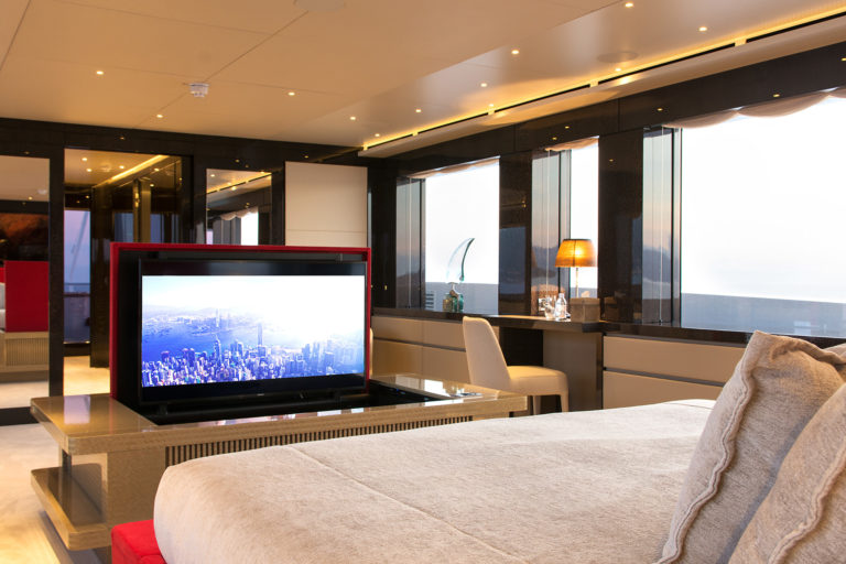 private bedroom on yacht charter - High Point Yachting