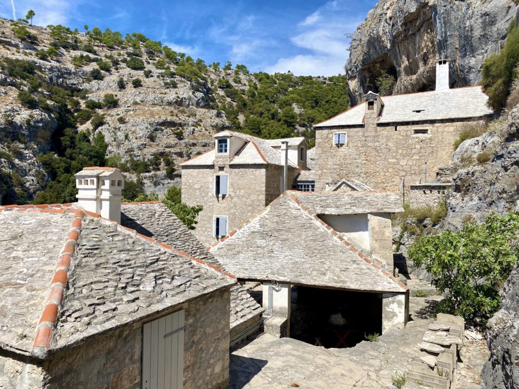 Blaca monastery on island Brac