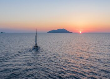 Catamaran Marla sunset sailing
