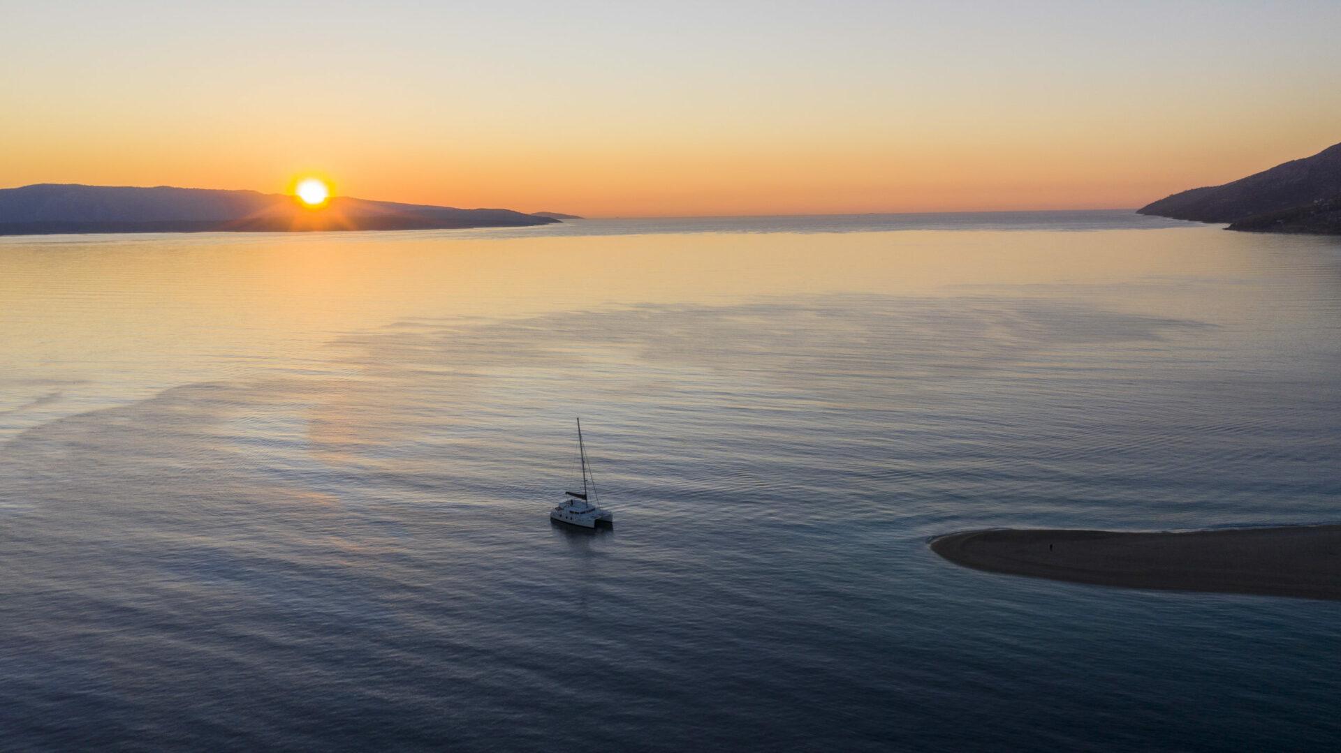 Sailing catamaran Marla in Bol island Brac