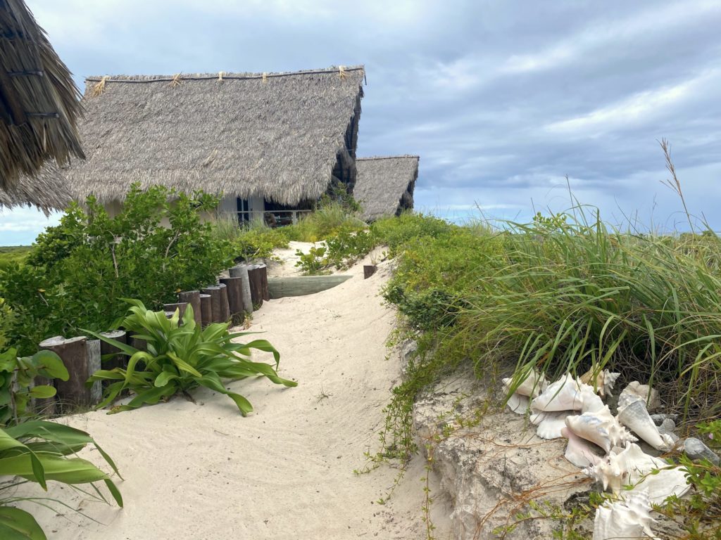 Palapas at Anegada Beach Club - High Point Yachting