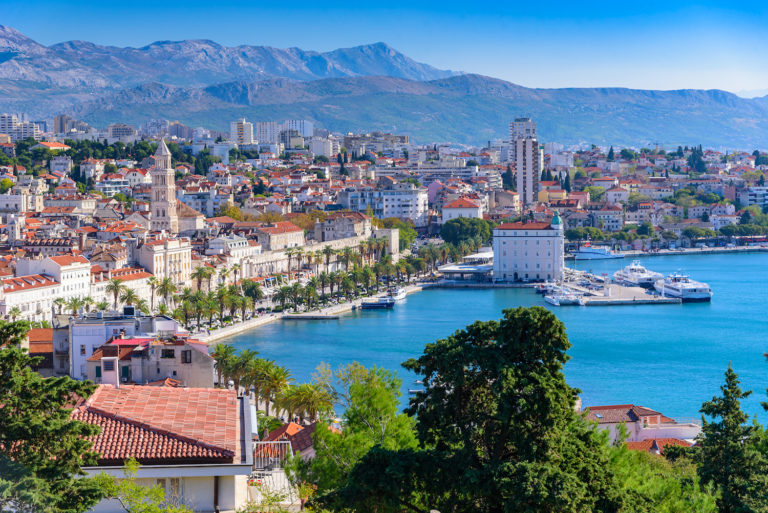 Split town in Croatia, UNESCO Herritage, Diocletian Palace