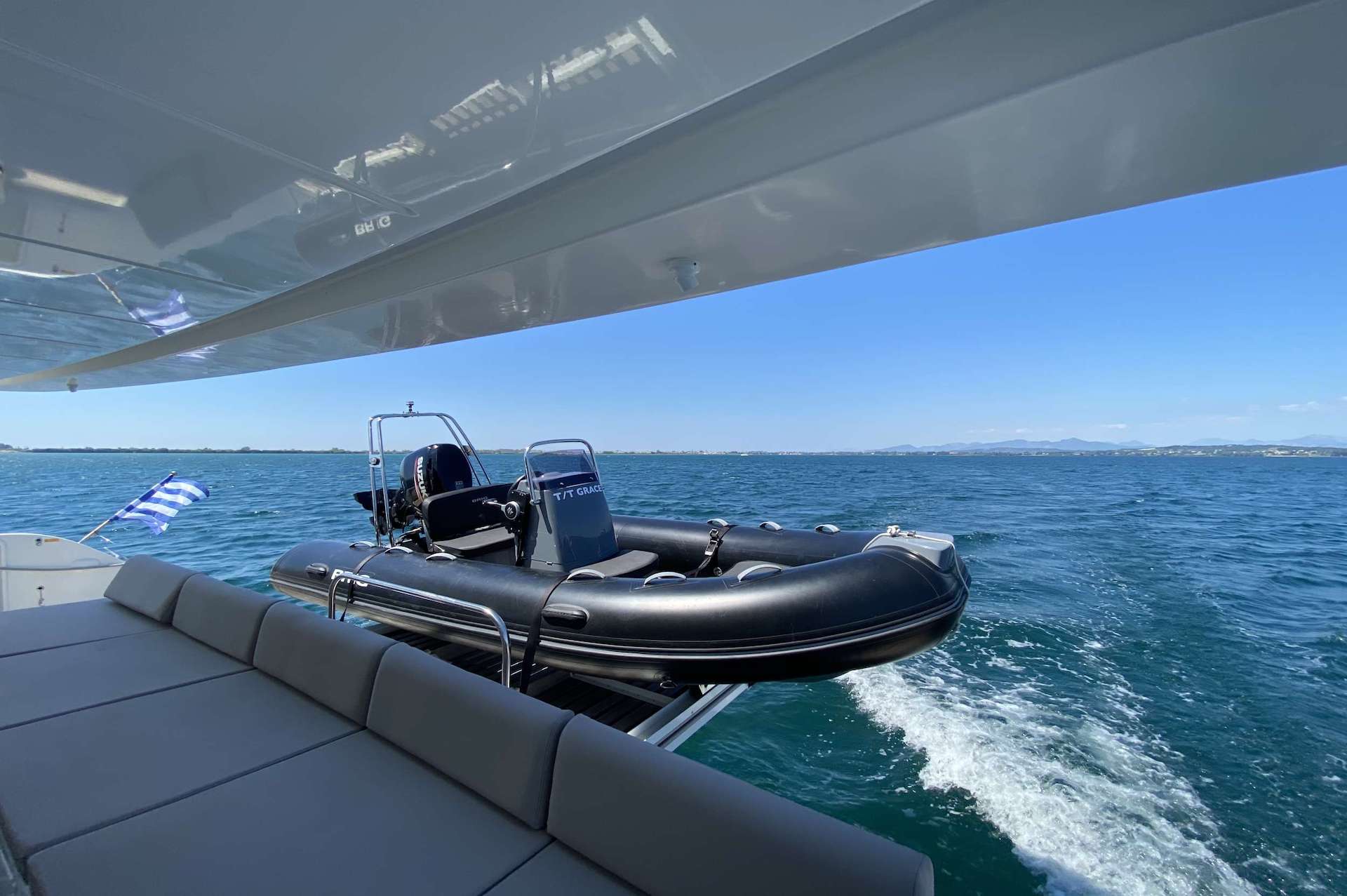 yacht charter Grace tender