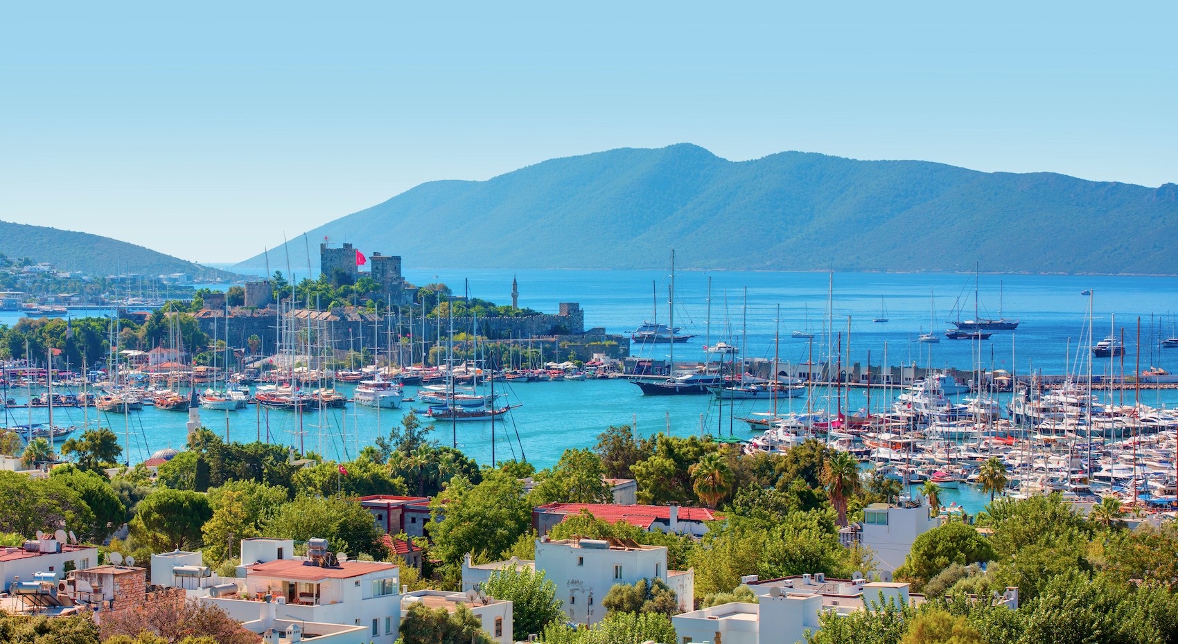 Saint Peter Castle (Bodrum castle) and marina - Bodrum, Turkey