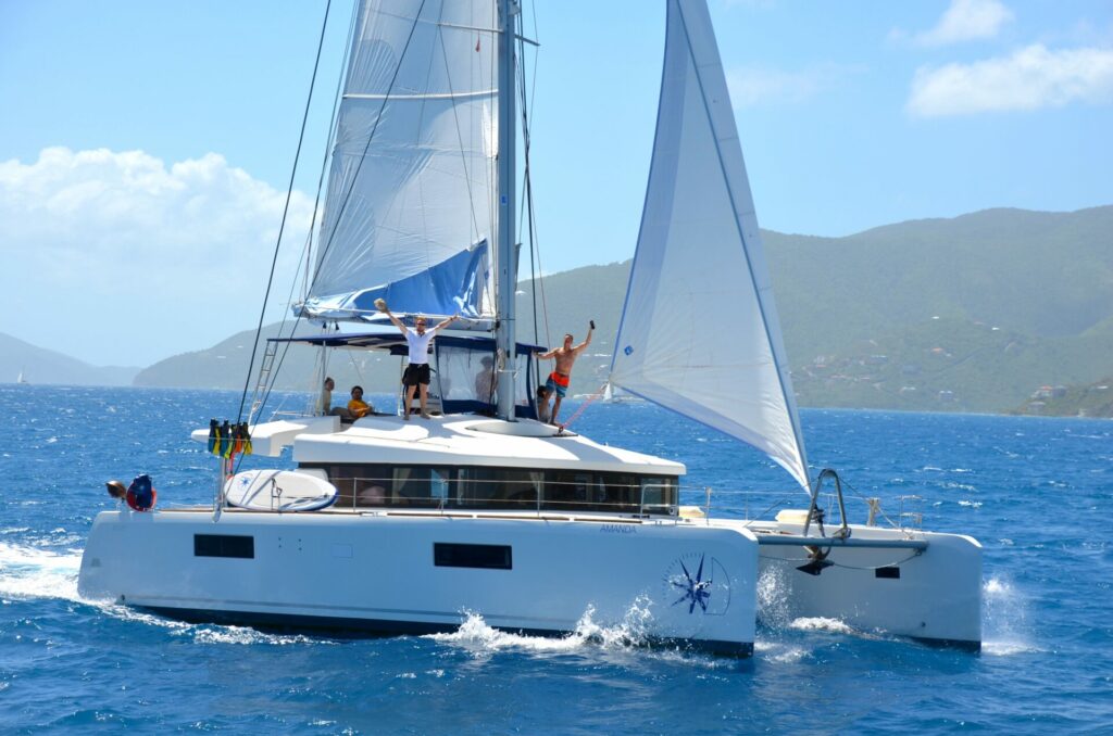 Sailing regatta in the BVI