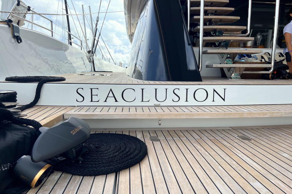 Seaclusion yacht charter deck