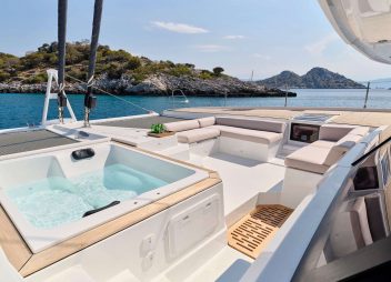 Alexandra II jacuzzi yacht charter Greece