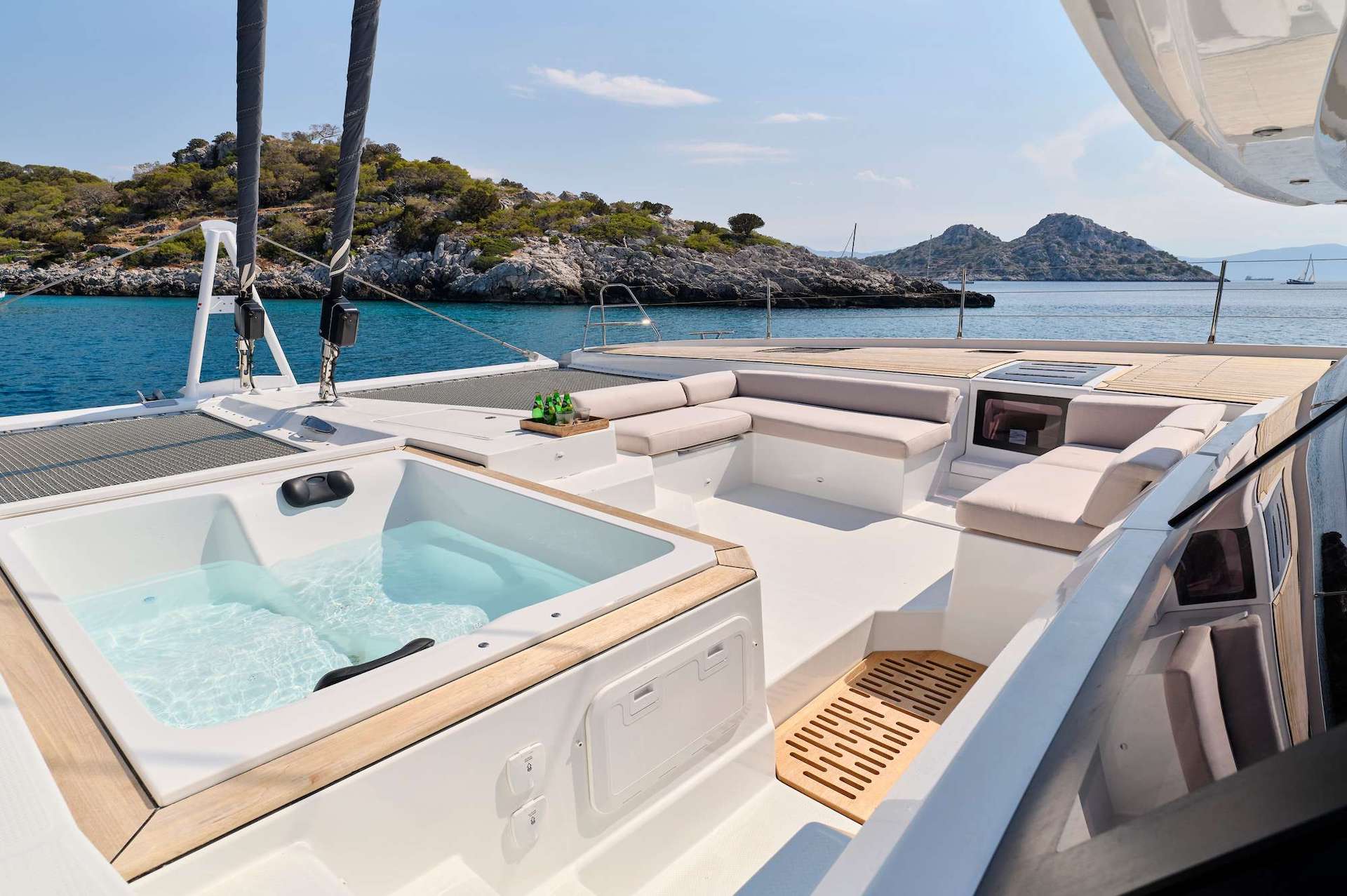 Alexandra II jacuzzi yacht charter Greece