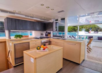 Altesse yacht charter galley